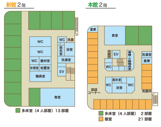 施設の見取り図