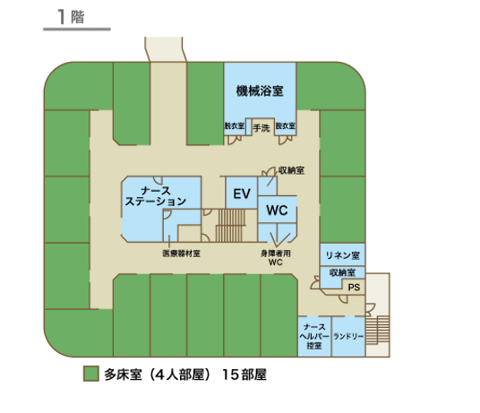 施設の間取り図