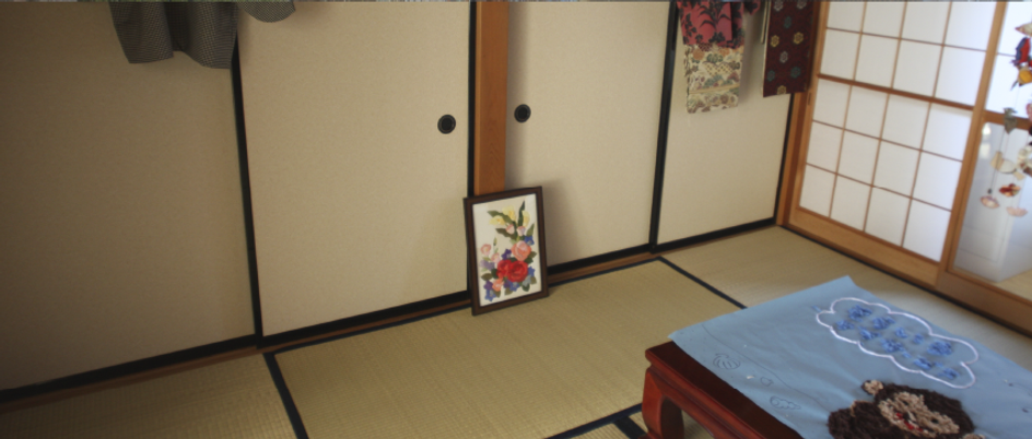 和の趣きある室内