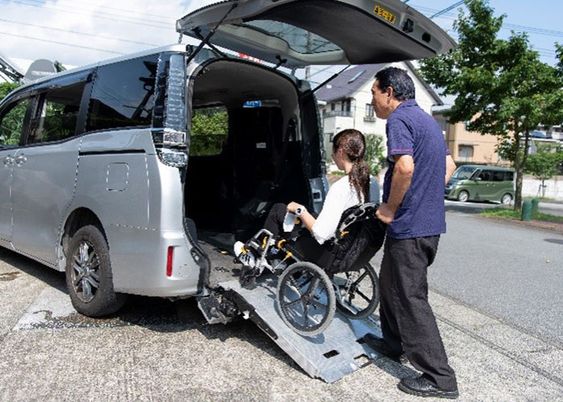 車椅子利用の様子