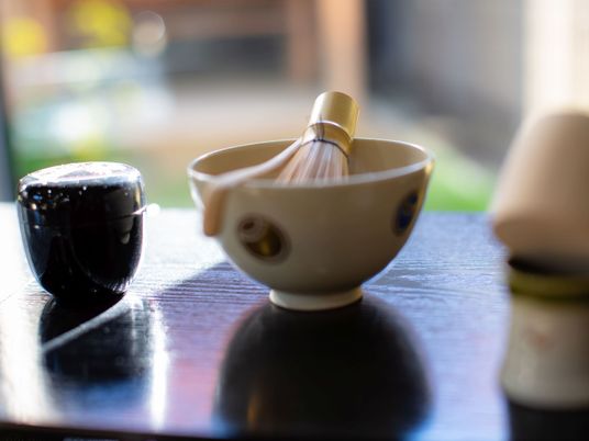  茶道具一式のセットアップ  