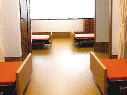 シンプルで明るい居室