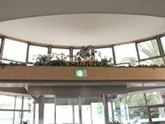 明るいエントランス