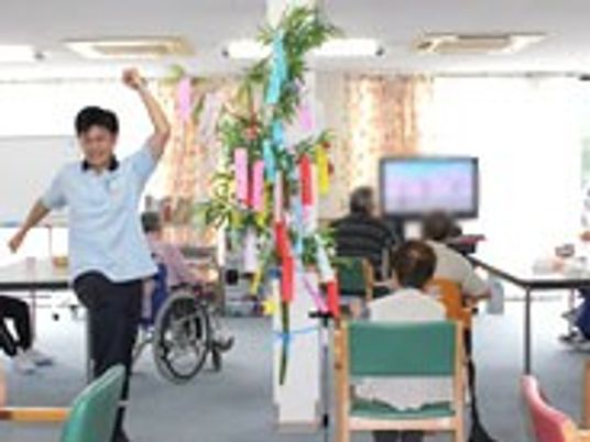 明るい空間のラウンジ