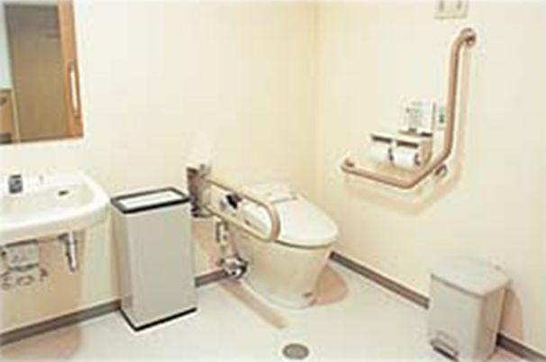清潔なトイレ設備