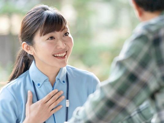 スタッフと利用者の会話