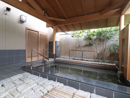 和風デザインの入浴施設