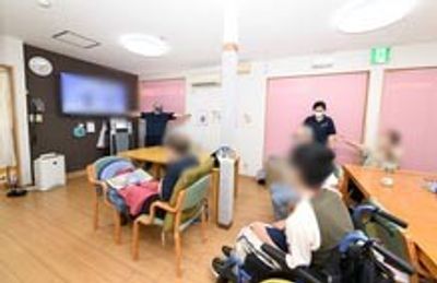 和やかな共有スペース