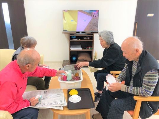 共有リビングの様子