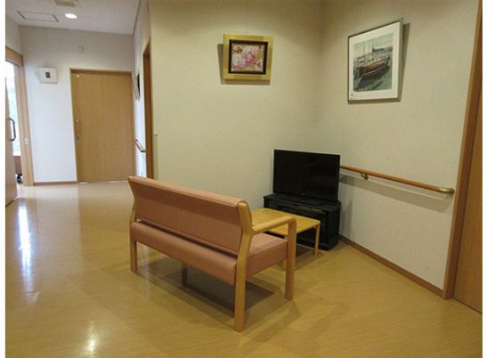 挿絵のある廊下