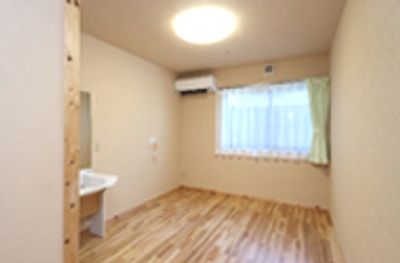 ゆったりした空間の居室