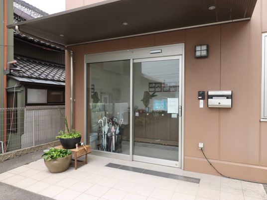 入りやすいエントランス