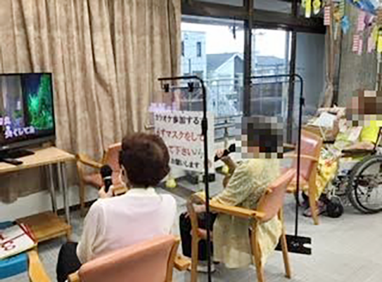 憩いの場の様子