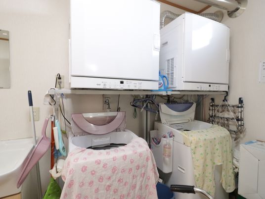 整頓された洗濯室
