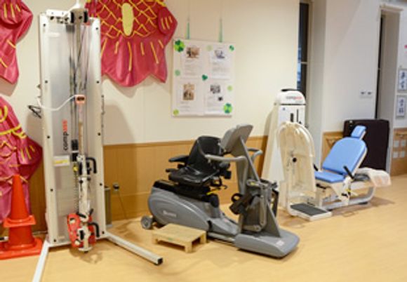 トレーニング機器の部屋