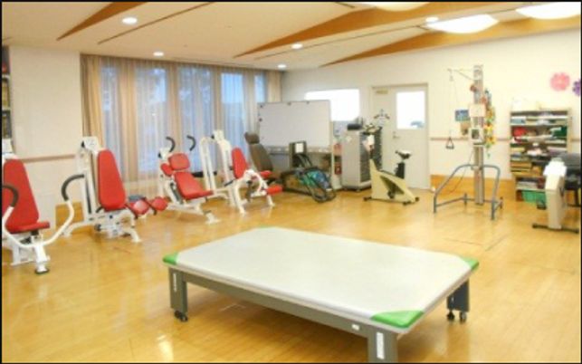 運動設備が充実した部屋