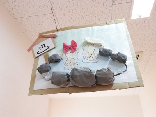 手作り感のある動物の飾り