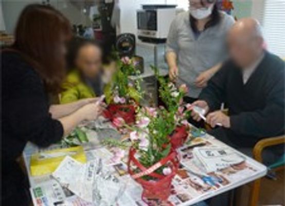 花作りの様子