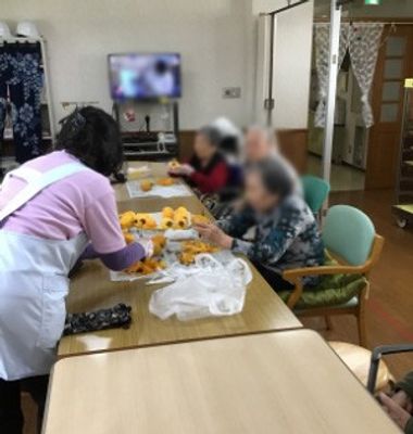 テーブルでの活動の様子