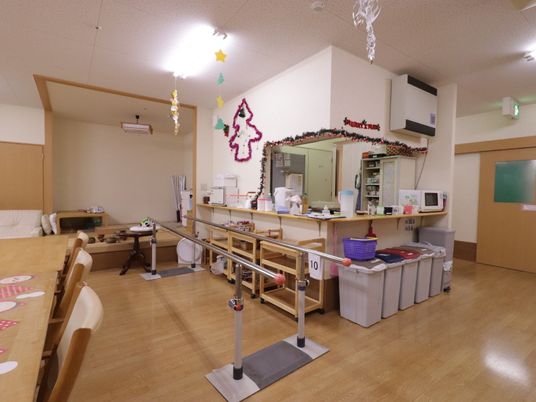 機能訓練の横断幕