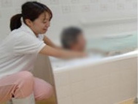 介助付きの浴室