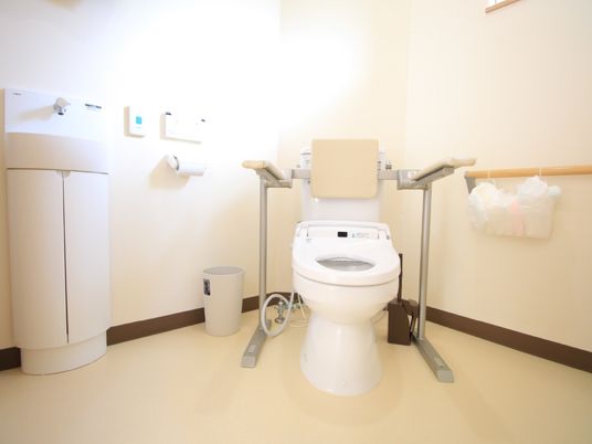 手すり付きトイレの施設