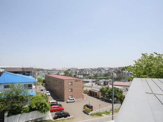 眺望の良い屋上からの景色