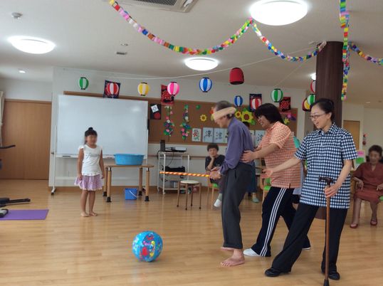 楽しい活動の光景