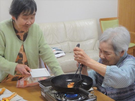 共同調理の活動シーン