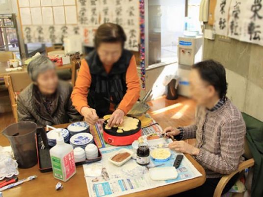 楽しい調理の場面