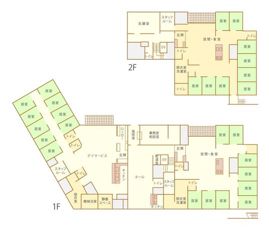 明るい間取りの図面