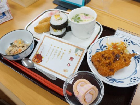 食事メニューの例
