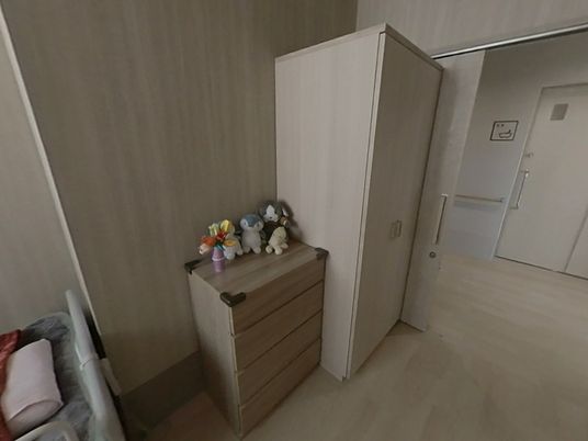 静かな居室の一角