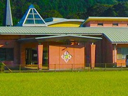 特徴的な屋根の外観