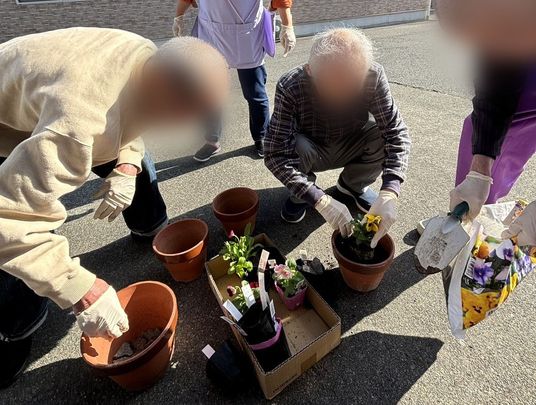 園芸活動の様子