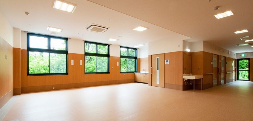自然光が入る室内