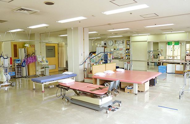 落ち着いた機能訓練室