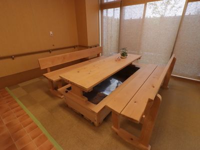 和風の休憩スペース