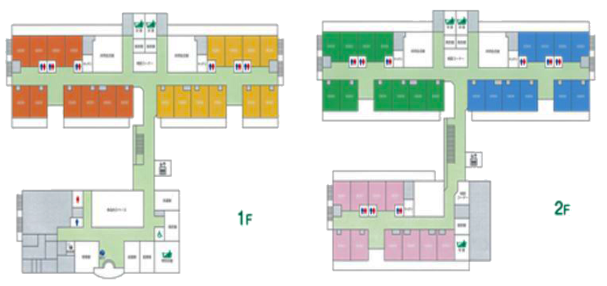施設のフロア図