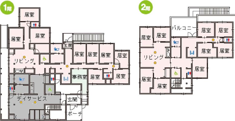広々としたリビングルーム