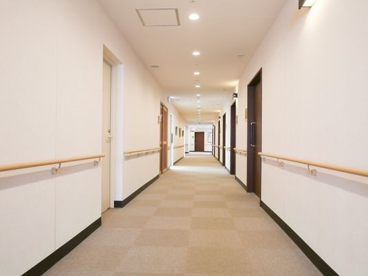 清潔な廊下の様子