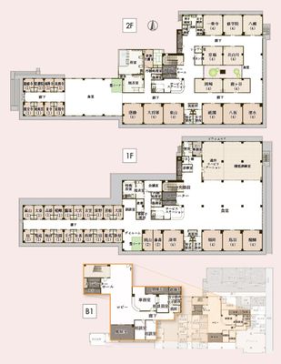 施設の見取り図