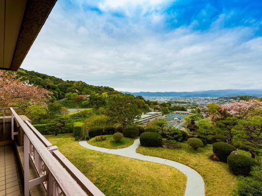 景色の良いバルコニーからの眺望