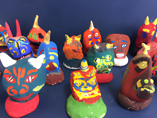 手作りの陶芸作品