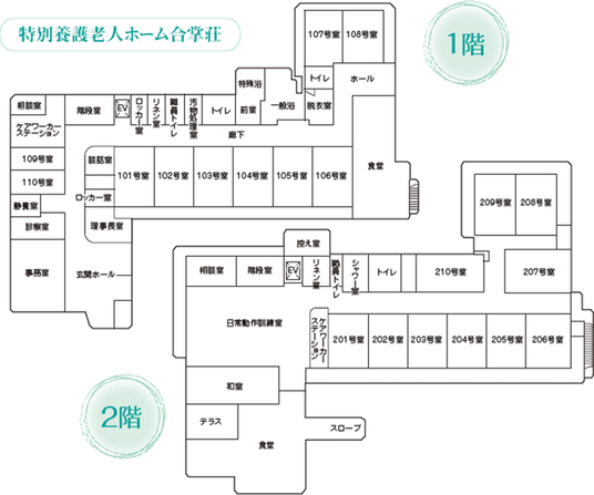 フロア配置図