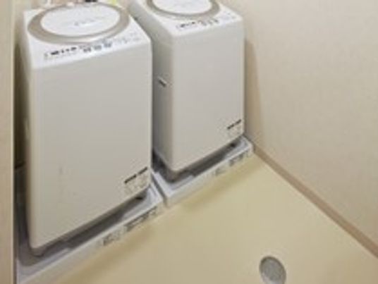 洗濯機と洗面台