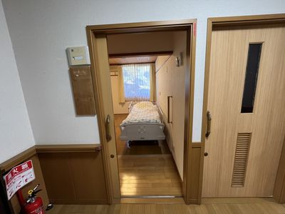 ベッドがある居室