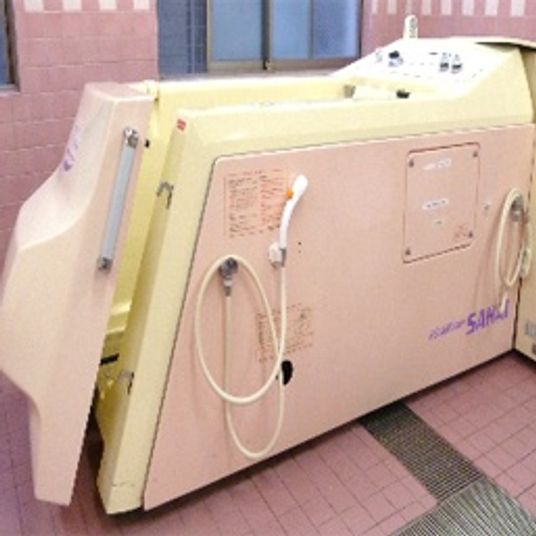 機械浴槽の様子