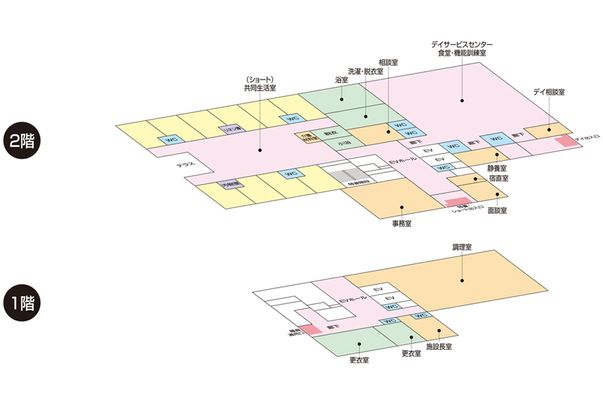 各部屋の配置図面