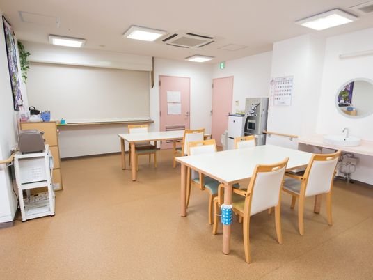 清潔な食堂